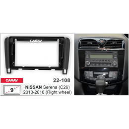 Carav 22-108: 9" NISSAN Serena (C26) 2010-2016