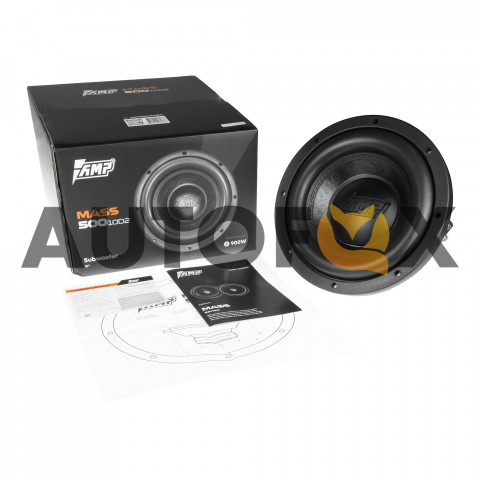 AMP MASS 500 10D2 (2+2 Ом, rms500) Сабвуферный динамик