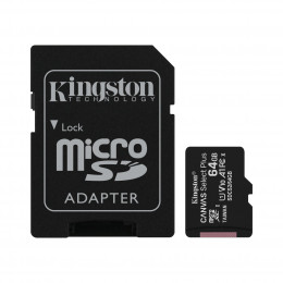 Kingston microSD 64GB Canvas Select Plus A1 (100mb\s)+ адаптер Карта памяти 