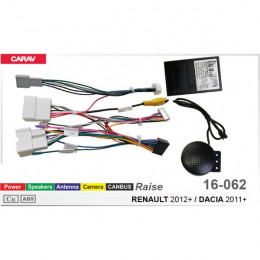 Carav 16-062 CAN-Raise Комплект Renault 2012+ (Питание/Динамики/Антенна/Камера)