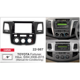 Carav 22-987: 9" TOYOTA Fortuner, Hilux, SW4 2011-2015