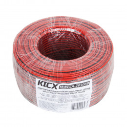 Kicx MWCCA-2050RB Монтажный кабель Сечение:2x0,50мм² (20AWG) биметалл бухта 100м