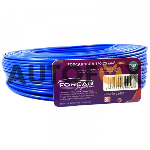 Forcar 18Ga Blue (монтажный одножильный)